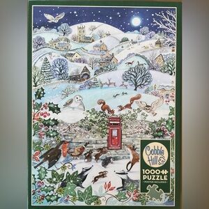 Cobble Hill “Village on a Winter Night” 1000 piece puzzle